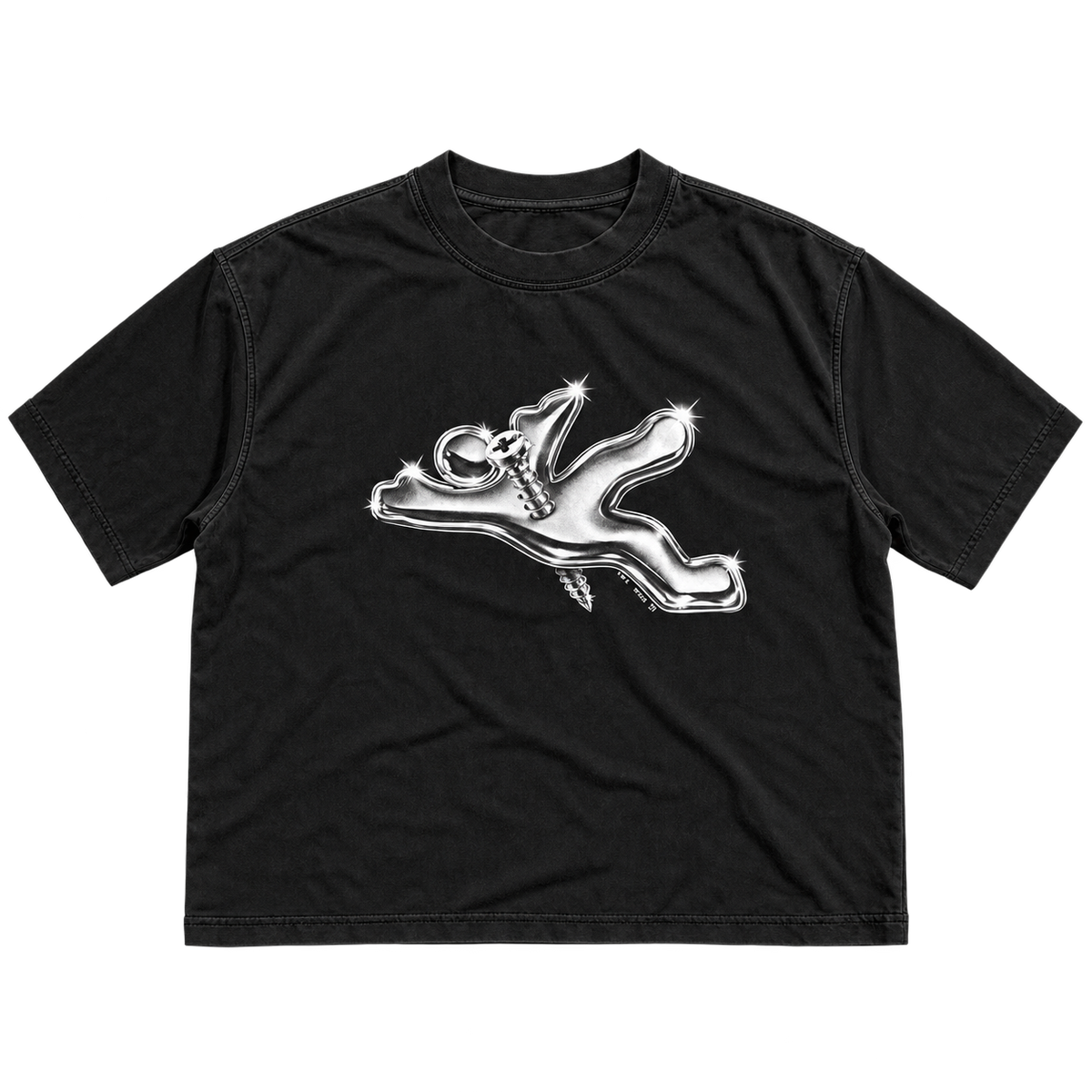 Falling Guy Chrome Tee
